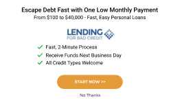 Lending for Bad Credit